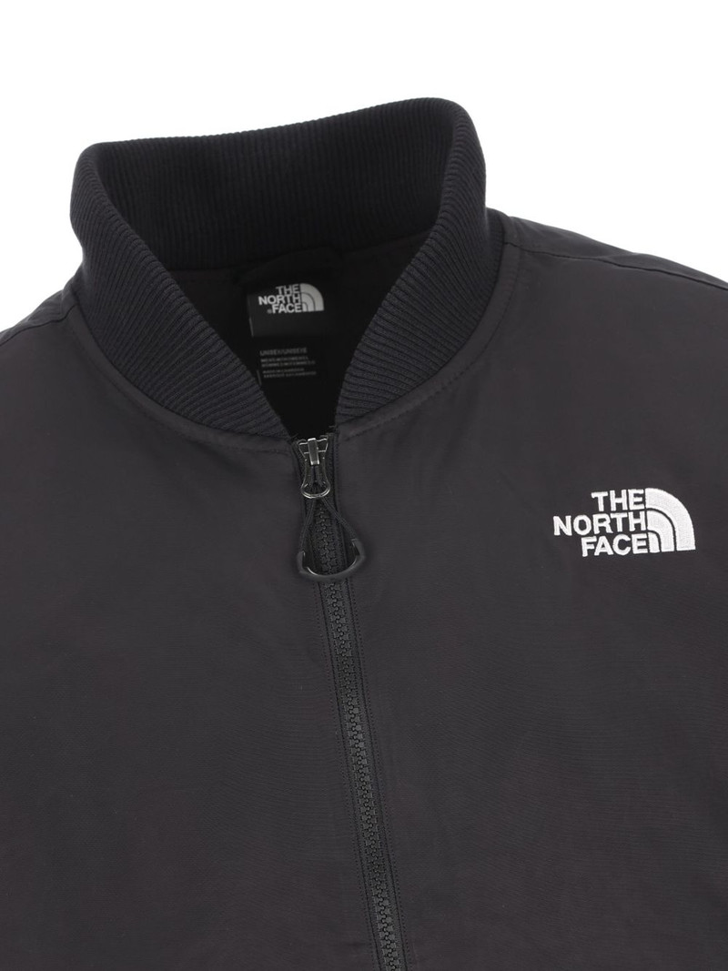 The North Face zip ribbed bomber jacket outlook