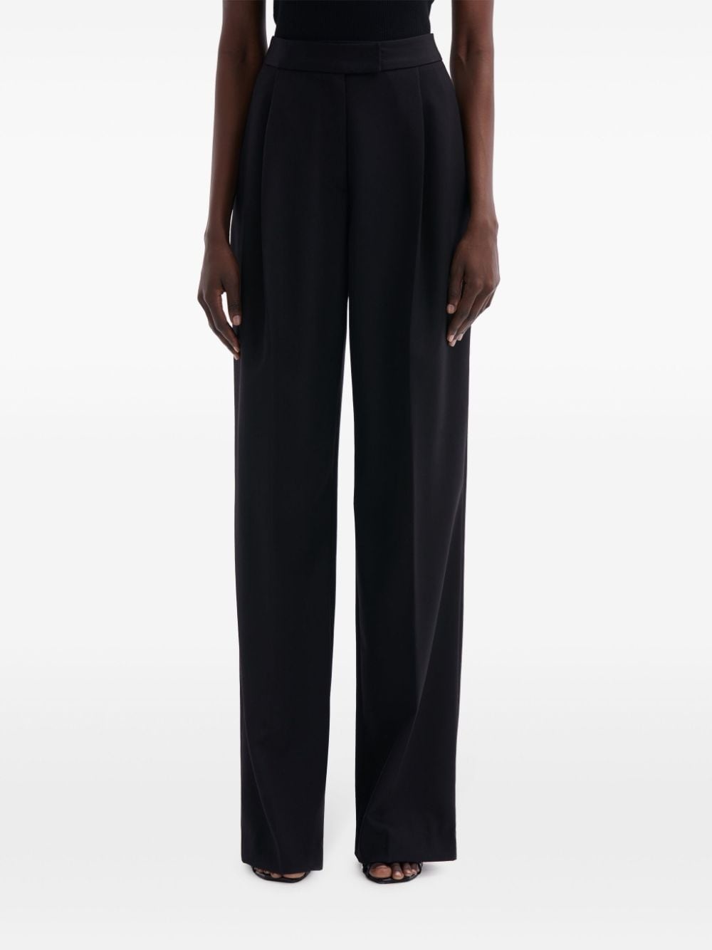 tailored straight-leg trousers - 3