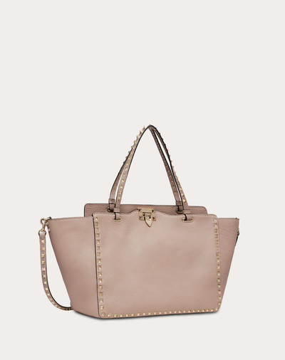 Valentino Medium Rockstud Grainy Calfskin Bag outlook