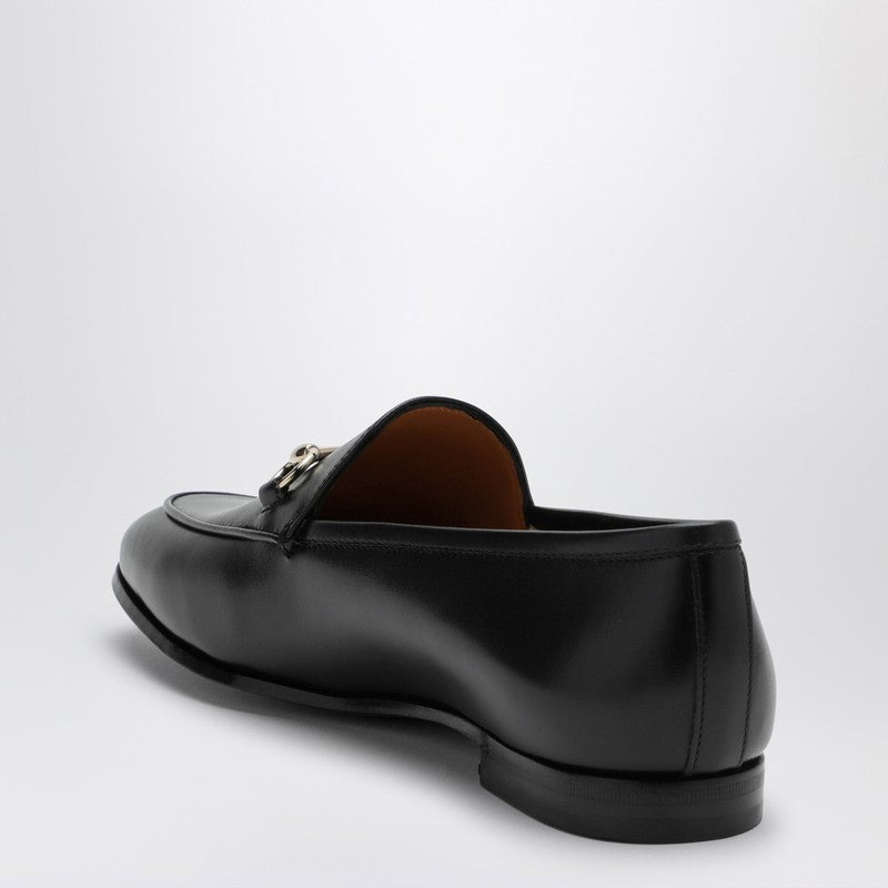 Gucci Black Leather Jordaan Loafer Women - 2