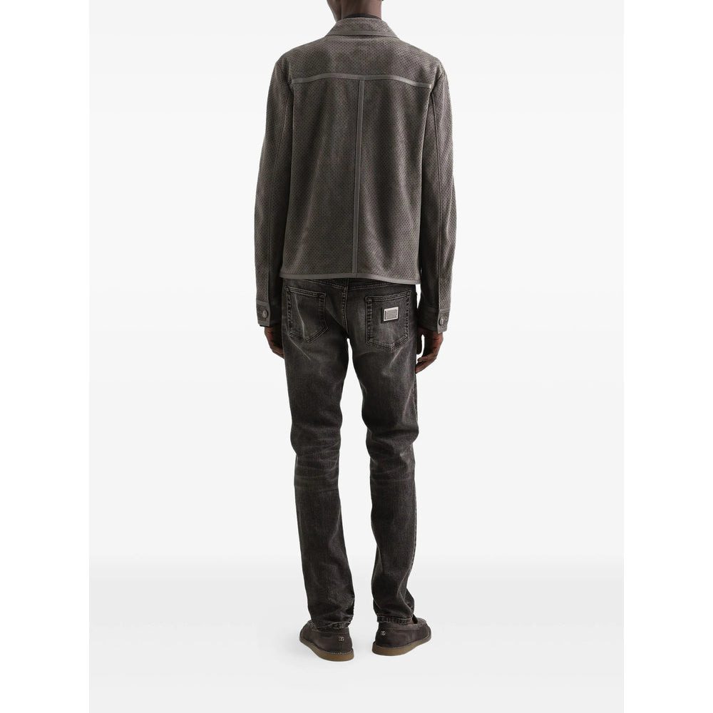 Dolce & Gabbana Grey Denim - Regular & Straight-Leg Jeans Men - 3