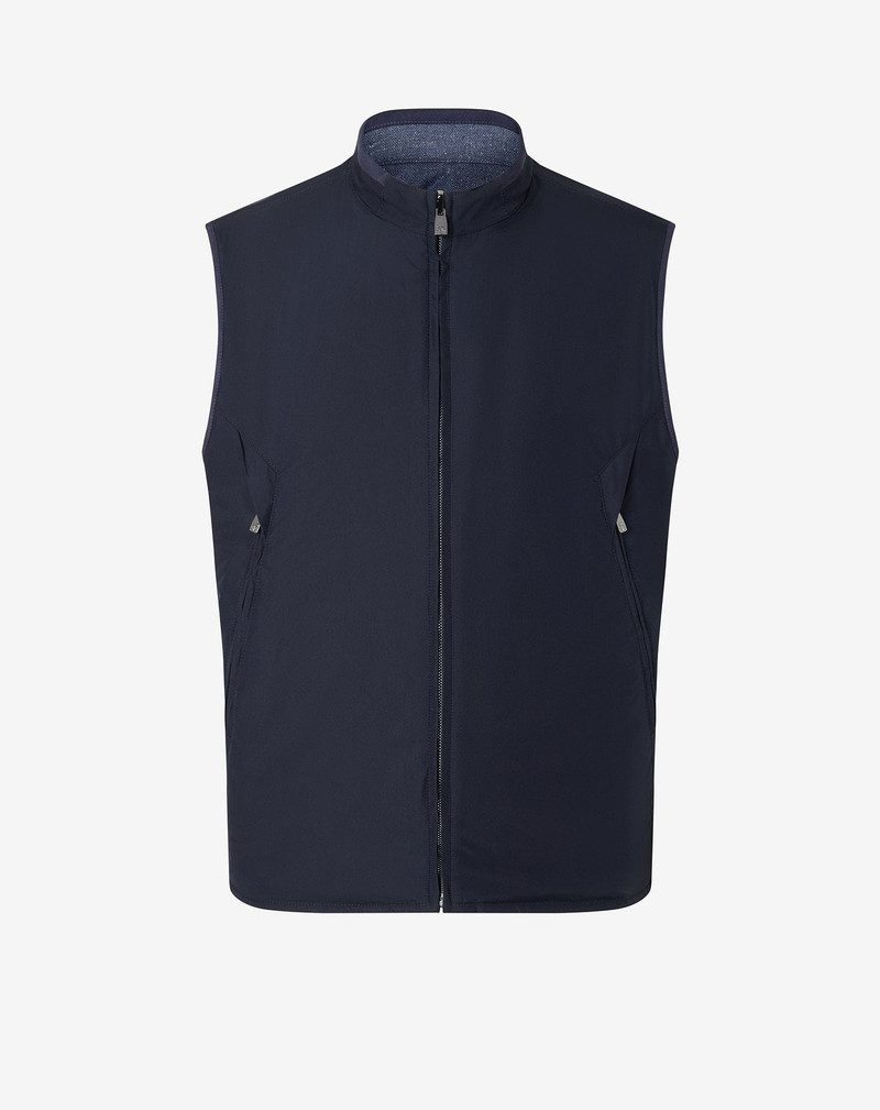 Reversible padded pale blue gilet 6