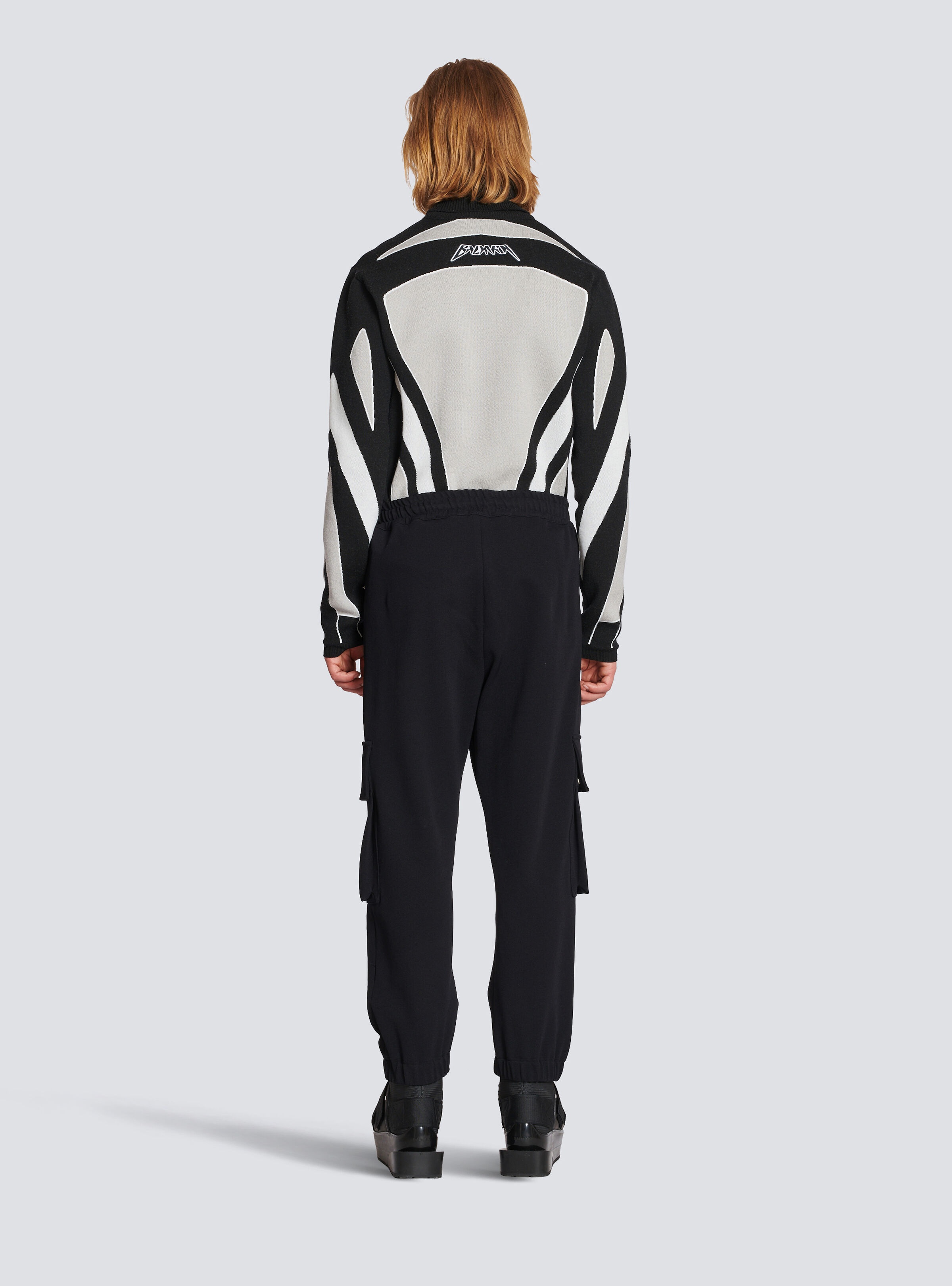Cotton cargo trousers - 4