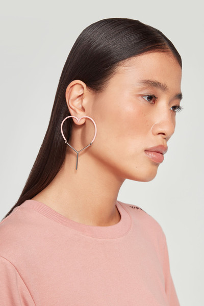 Y/Project Mini Y Heart Earrings outlook