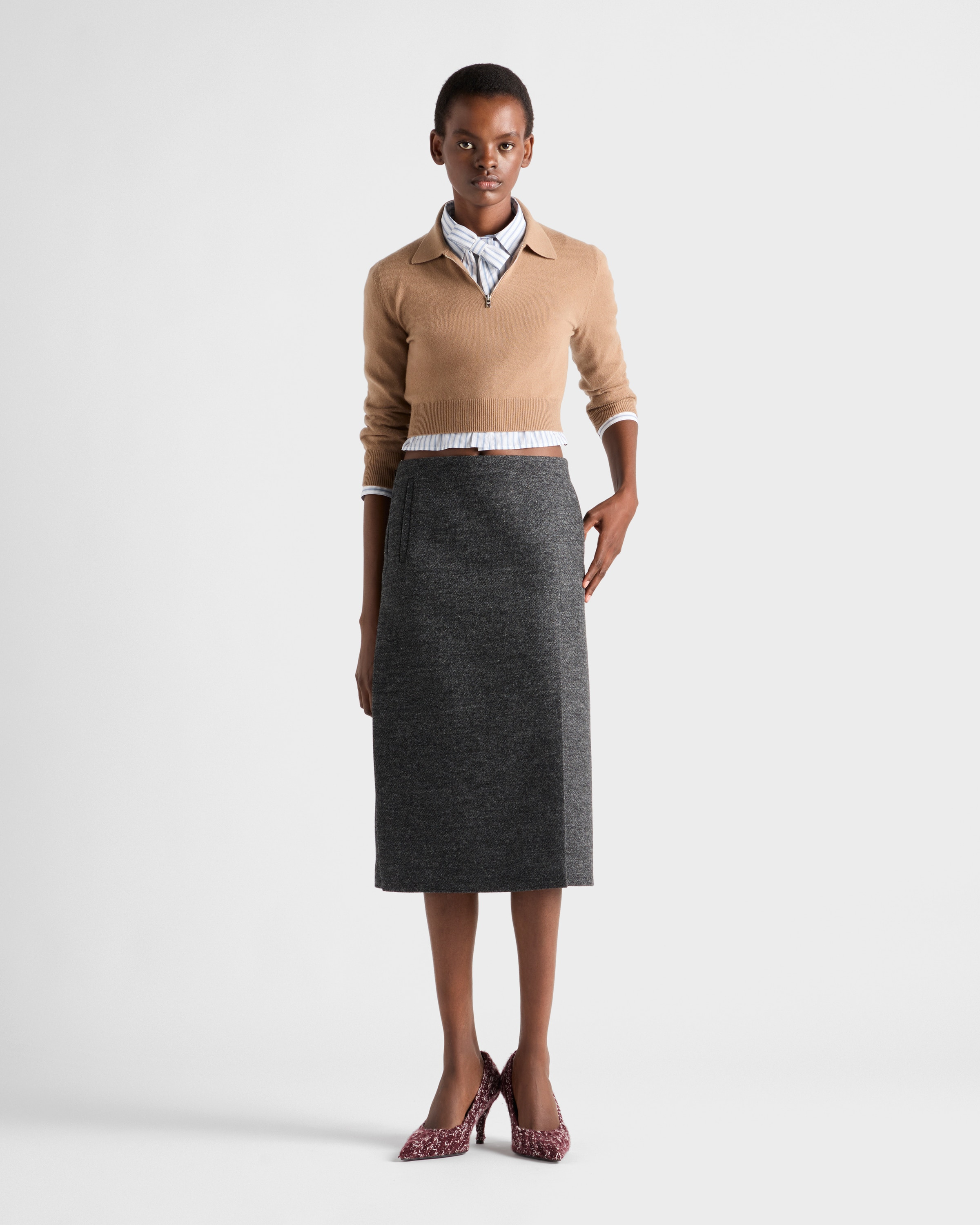 Cashmere polo sweater - 2