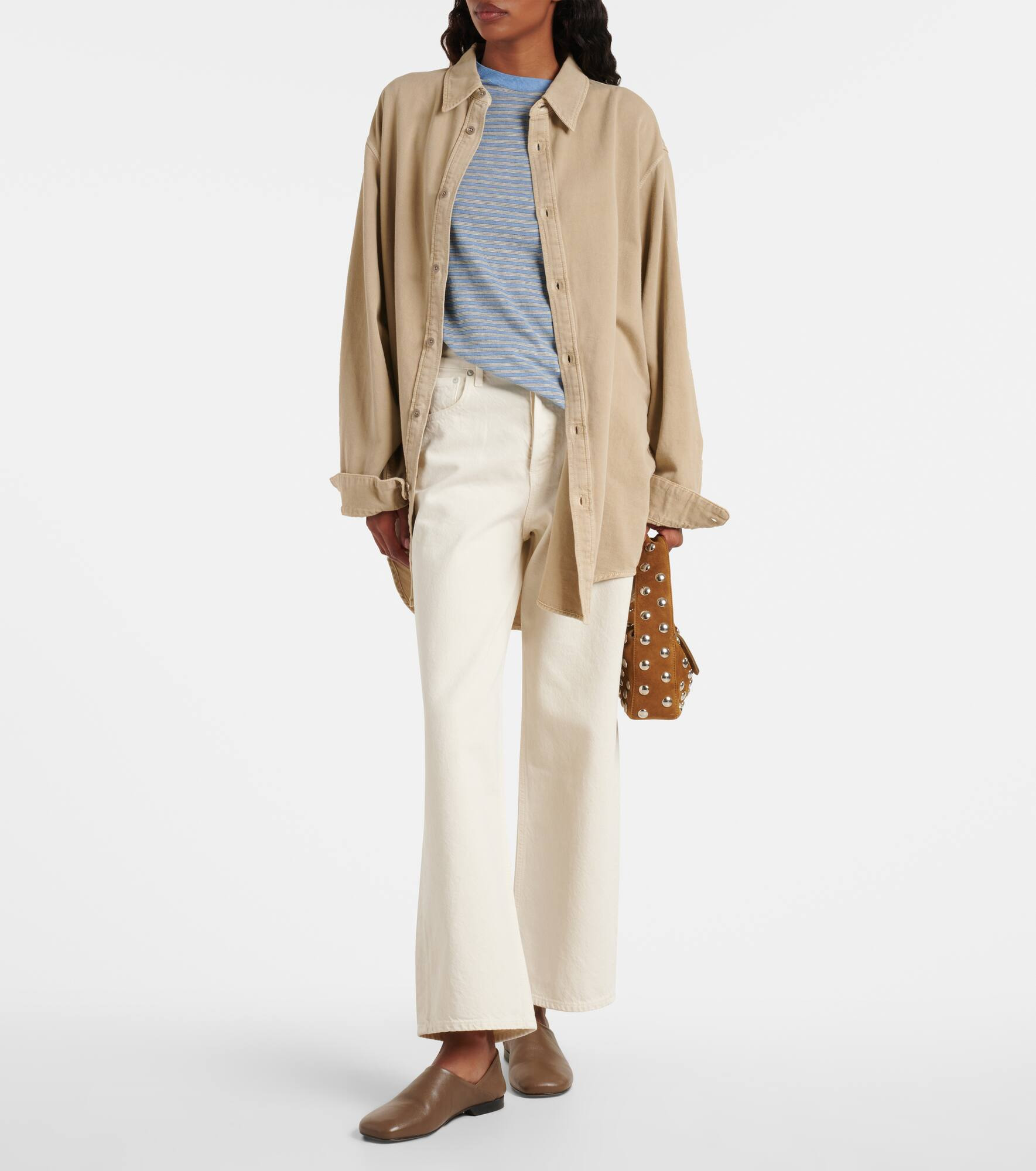 Ren cropped high-rise wide-leg jeans - 2