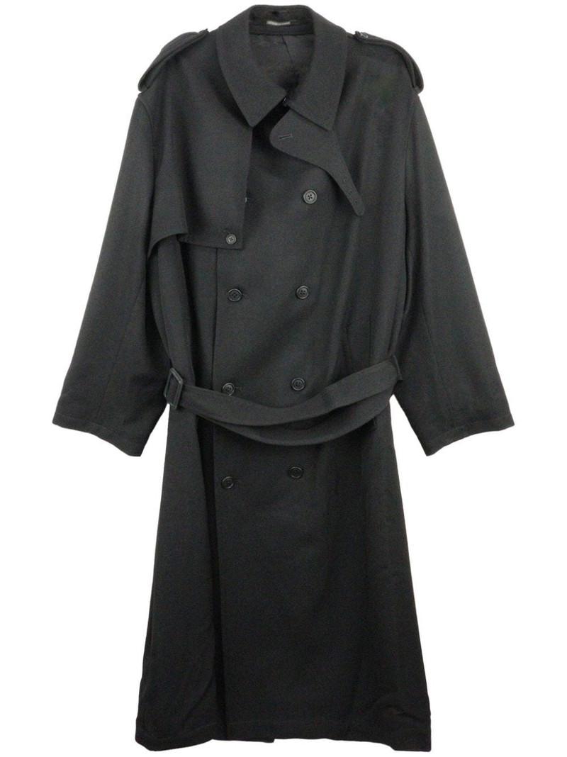 K-Chin Flap trench coat 1