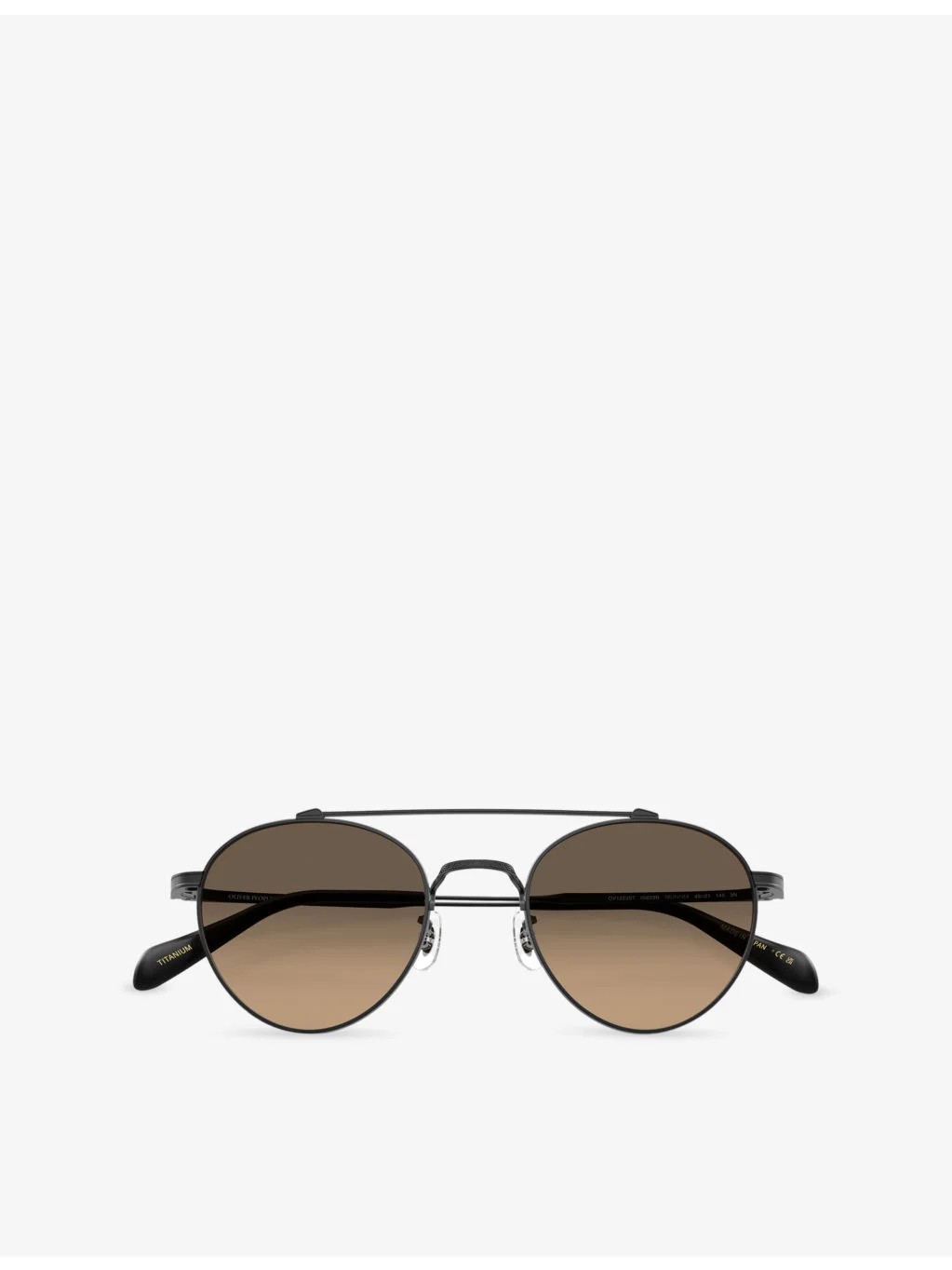 OV1223ST Watts Oval-Frame Metal Sunglasses - 1