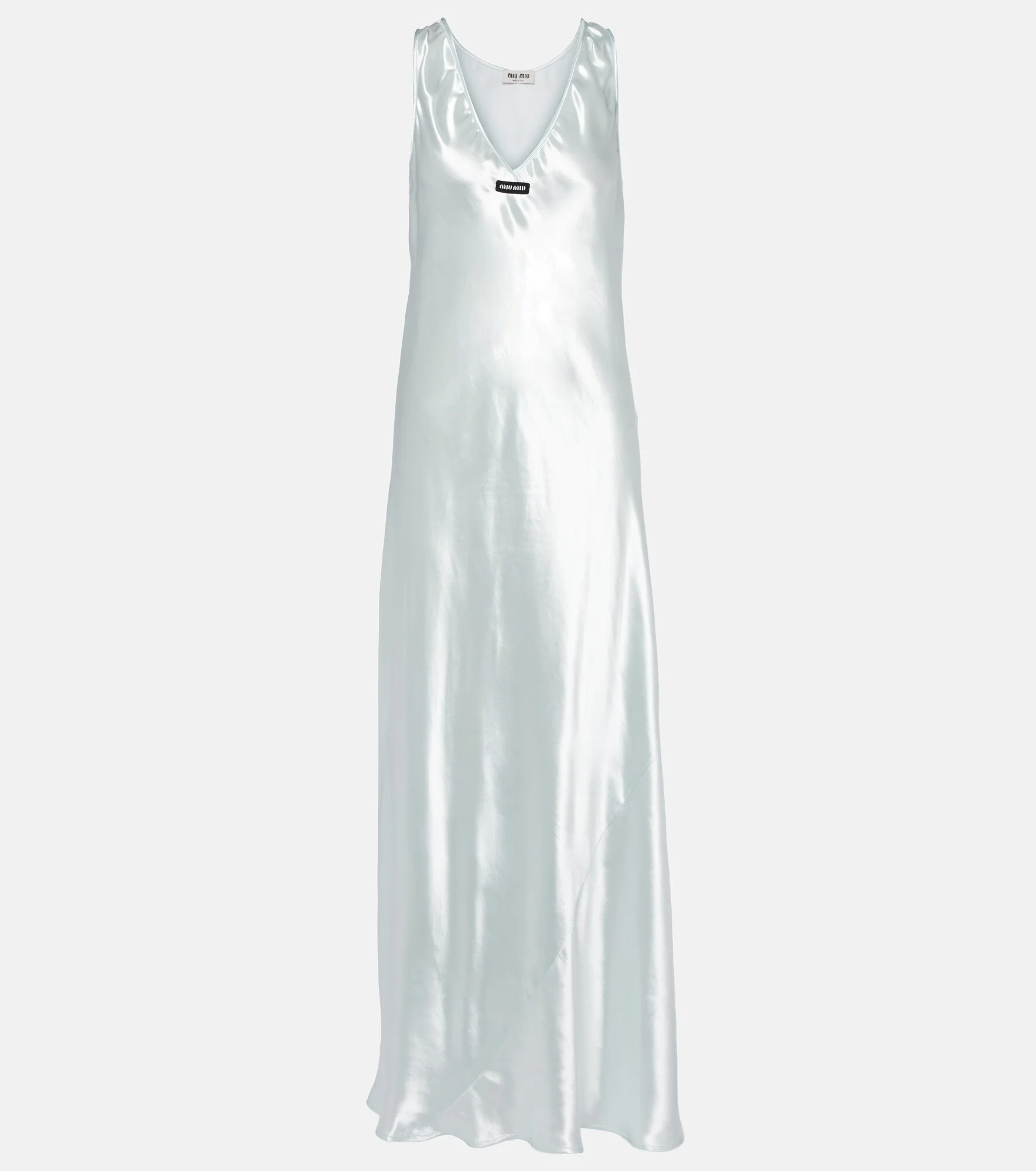 miu miu satin dress Miu Miu Satin Maxi Dress | Pink