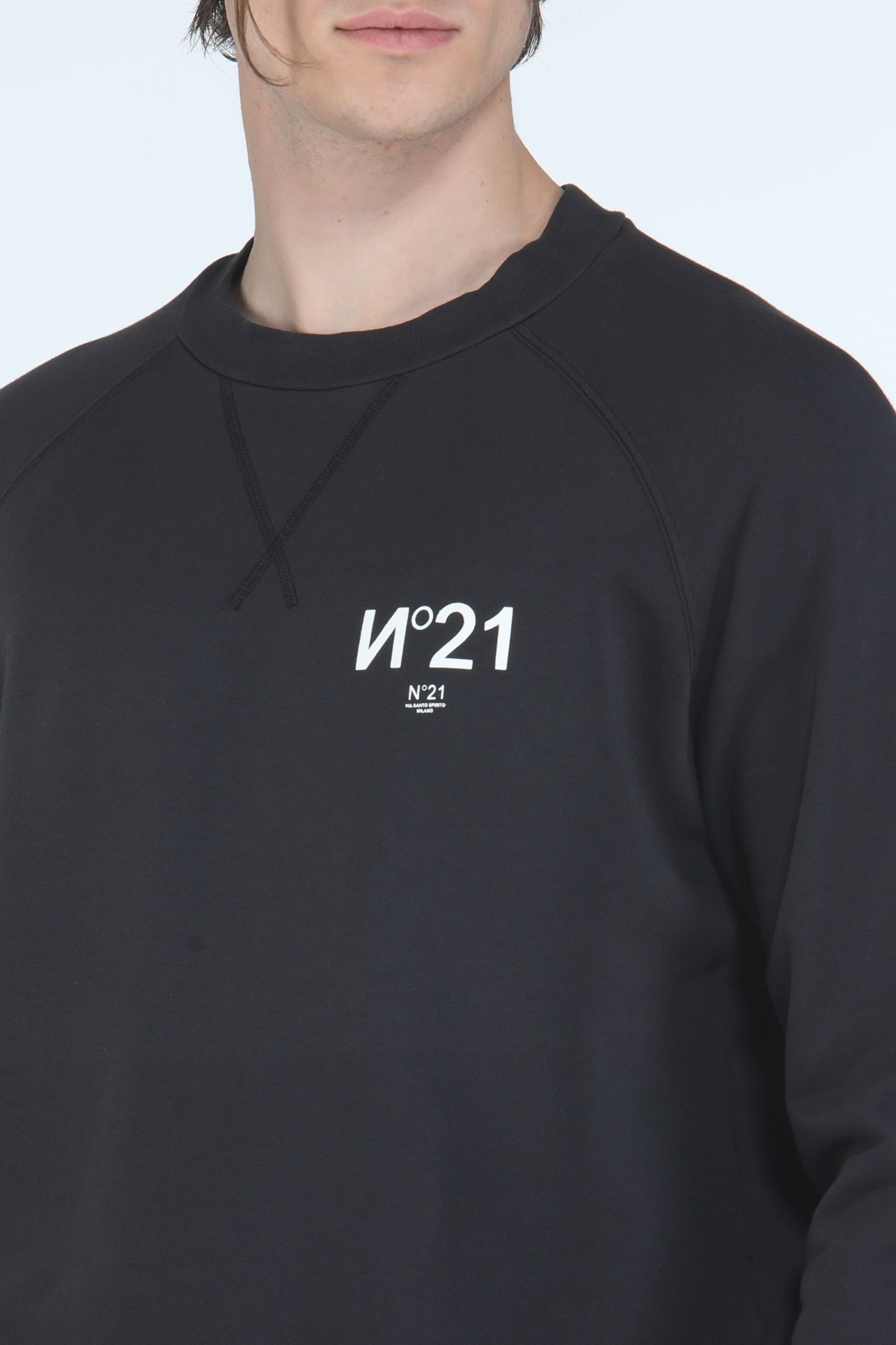 LOGO-PRINT COTTON SWEATSHIRT - 5