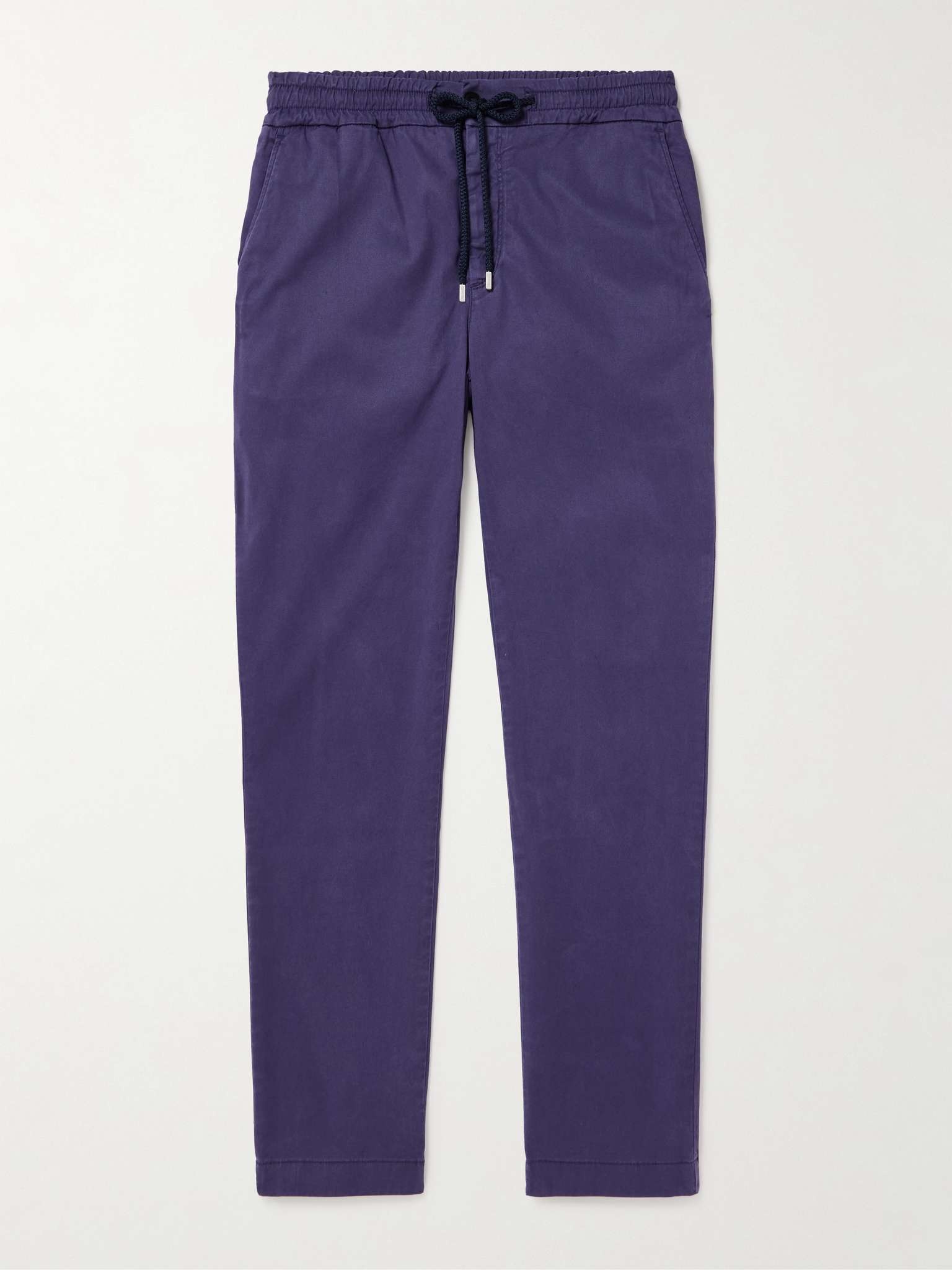 Clemence Slim-Fit Straight-Leg TENCEL™ Lyocell-Blend Drawstring Trousers - 1