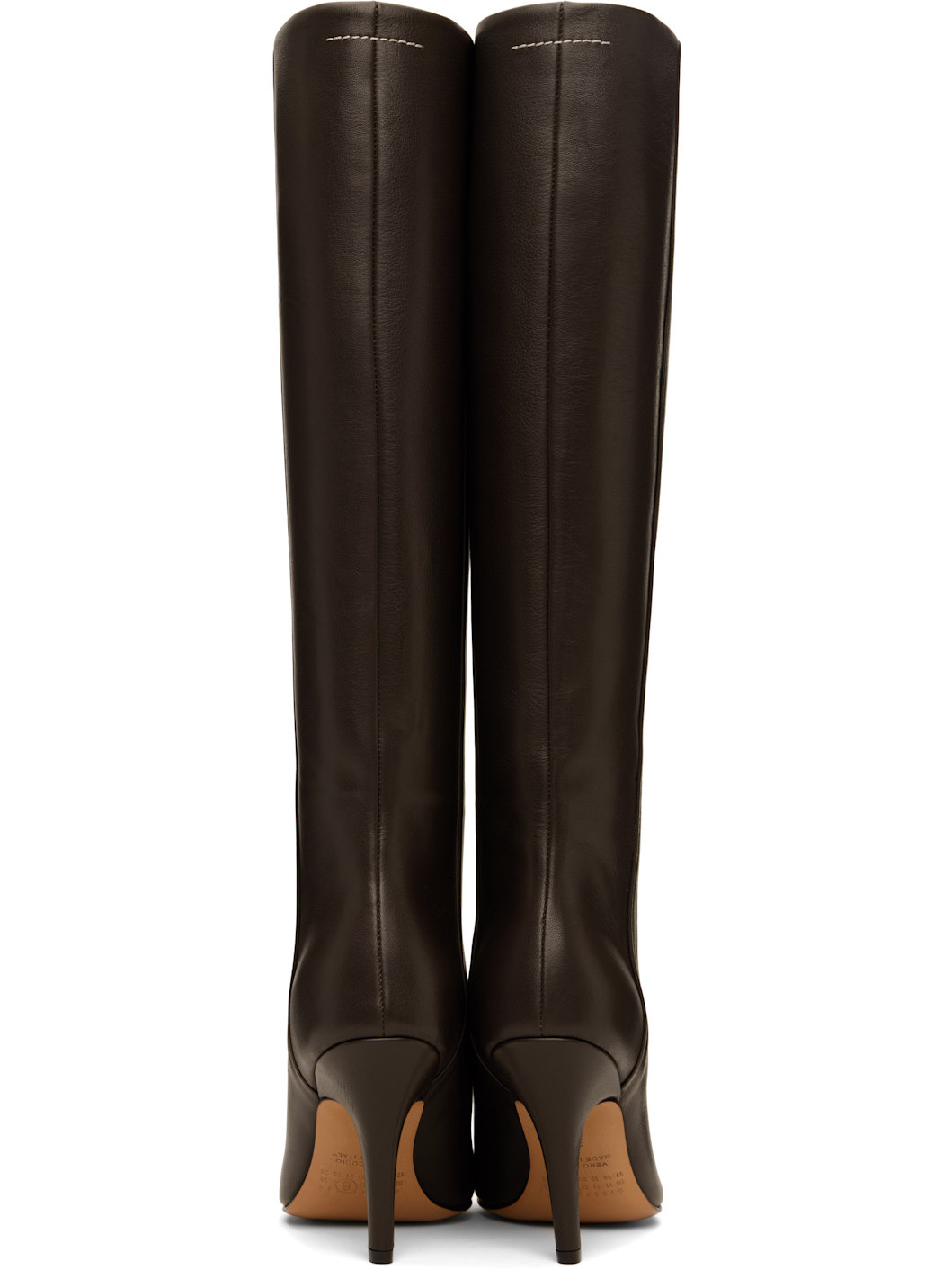 Brown Architype Knee High Tall Boots - 2