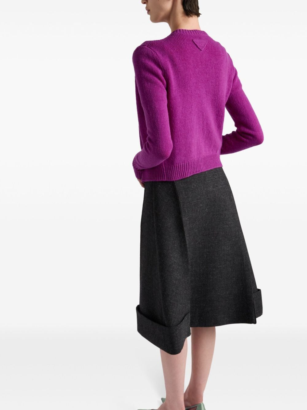 Prada Women Gonna Midi In Stuoia Old - 3