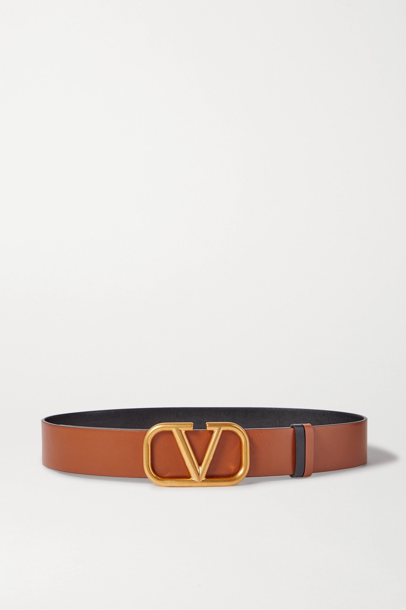 Valentino Garavani VLOGO reversible leather belt - 1