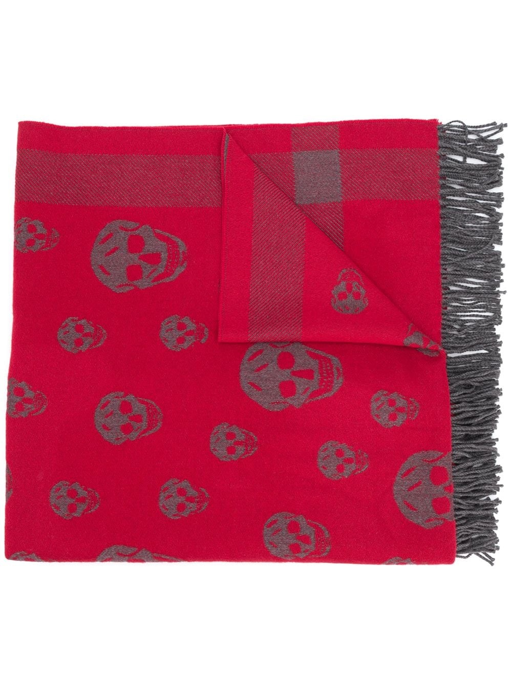 skull print scarf - 1