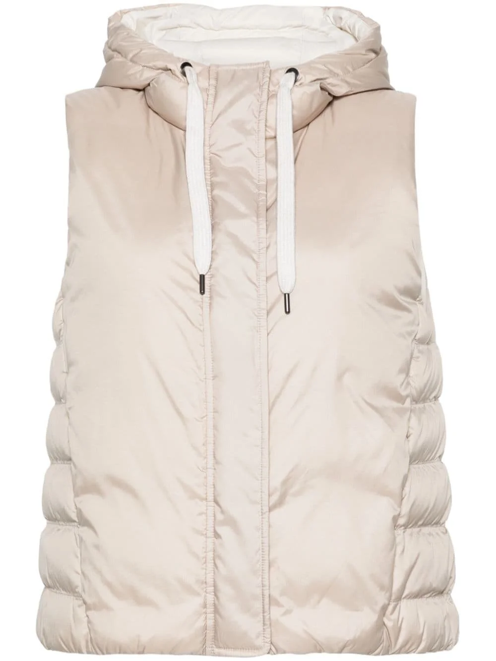 Monili-detail padded gilet - 1