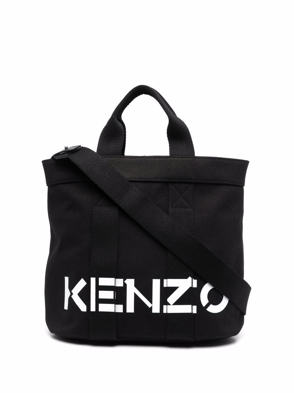 logo-print tote bag - 1