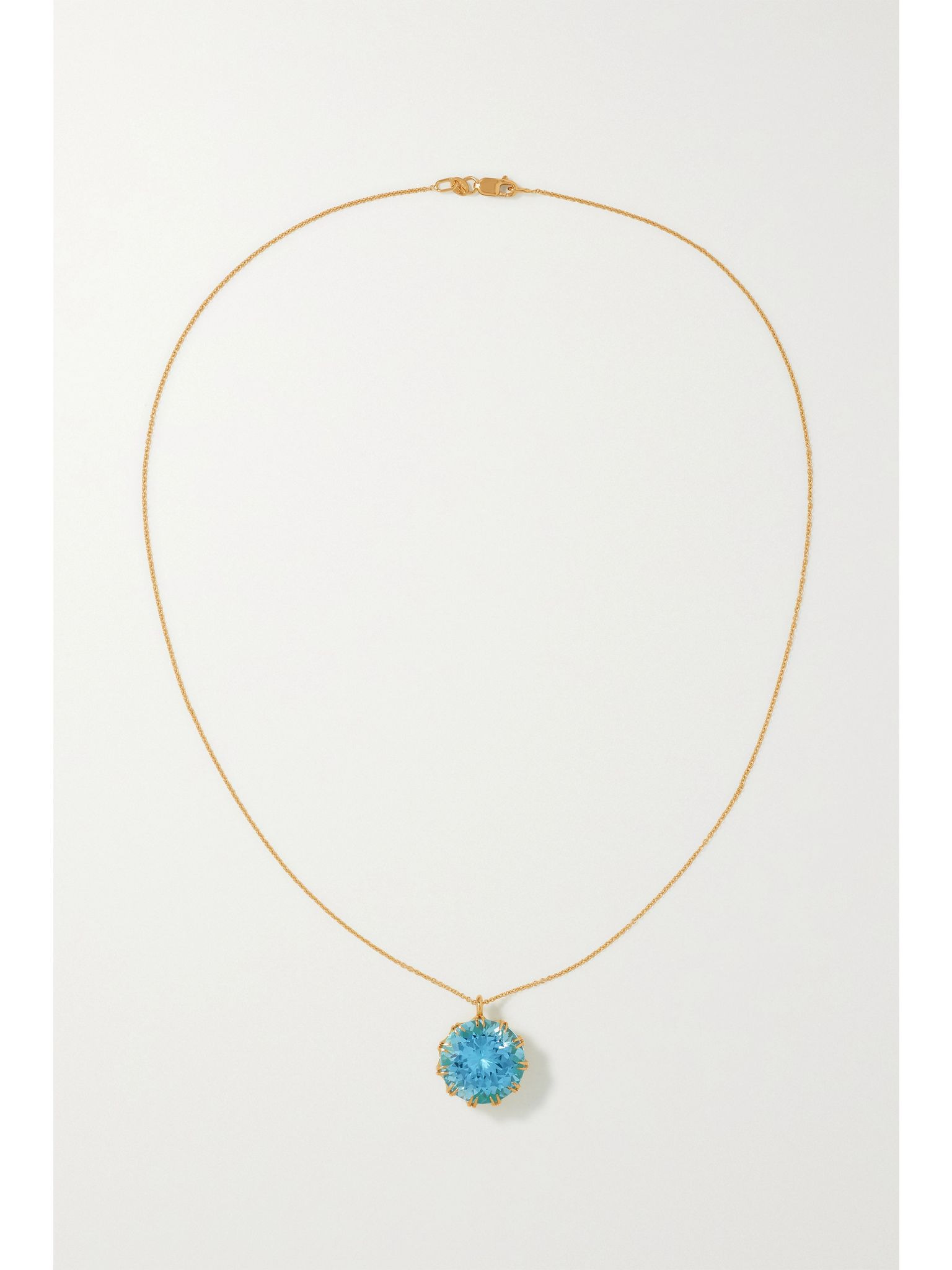 Crown 18-karat gold topaz necklace Gold - 4