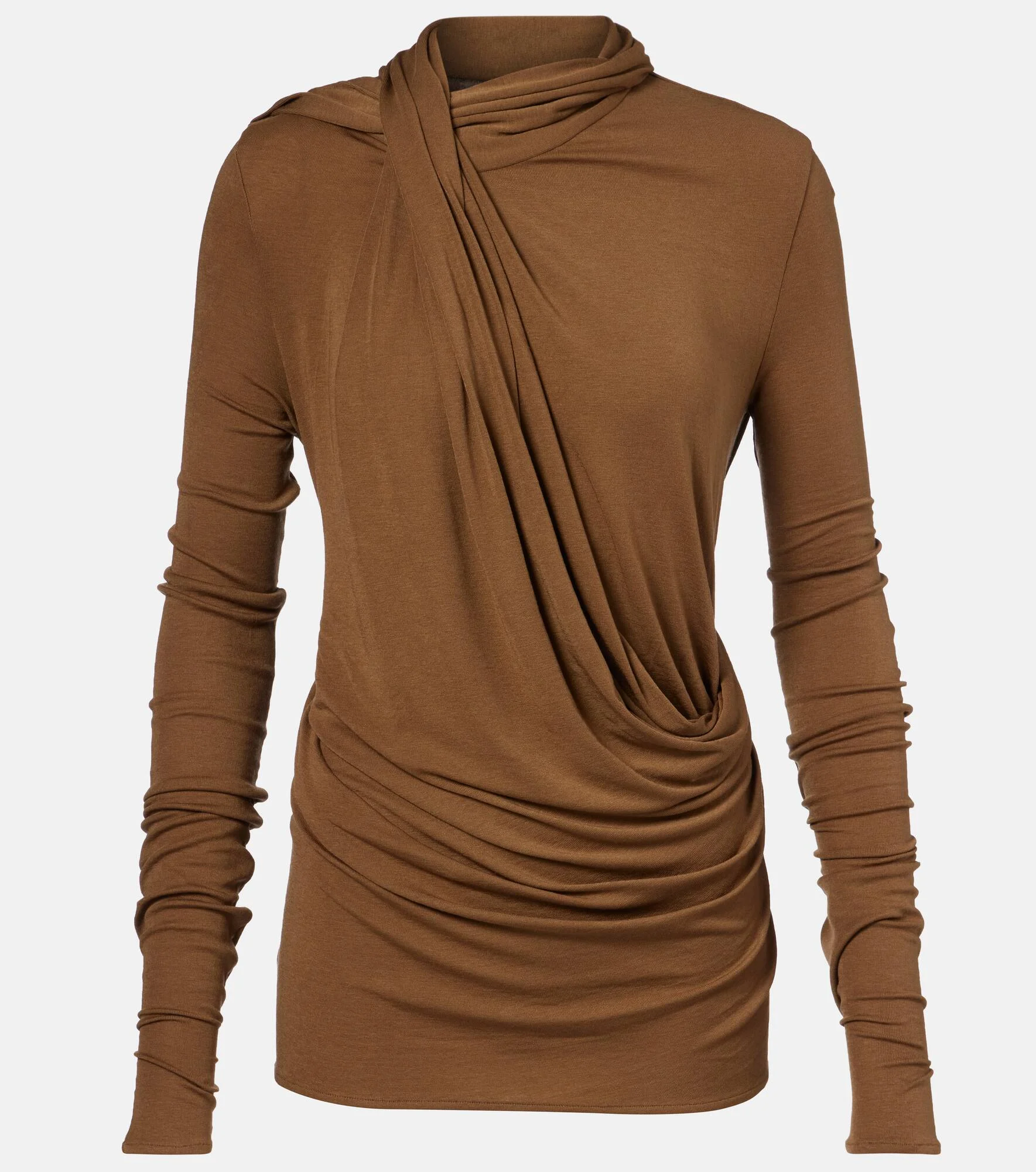 Draped jersey top - 1