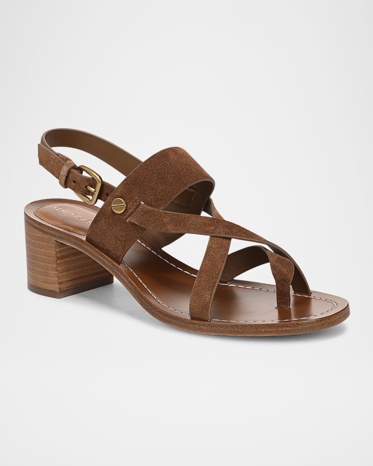 Elodie Suede Strappy Slingback Sandals - 2