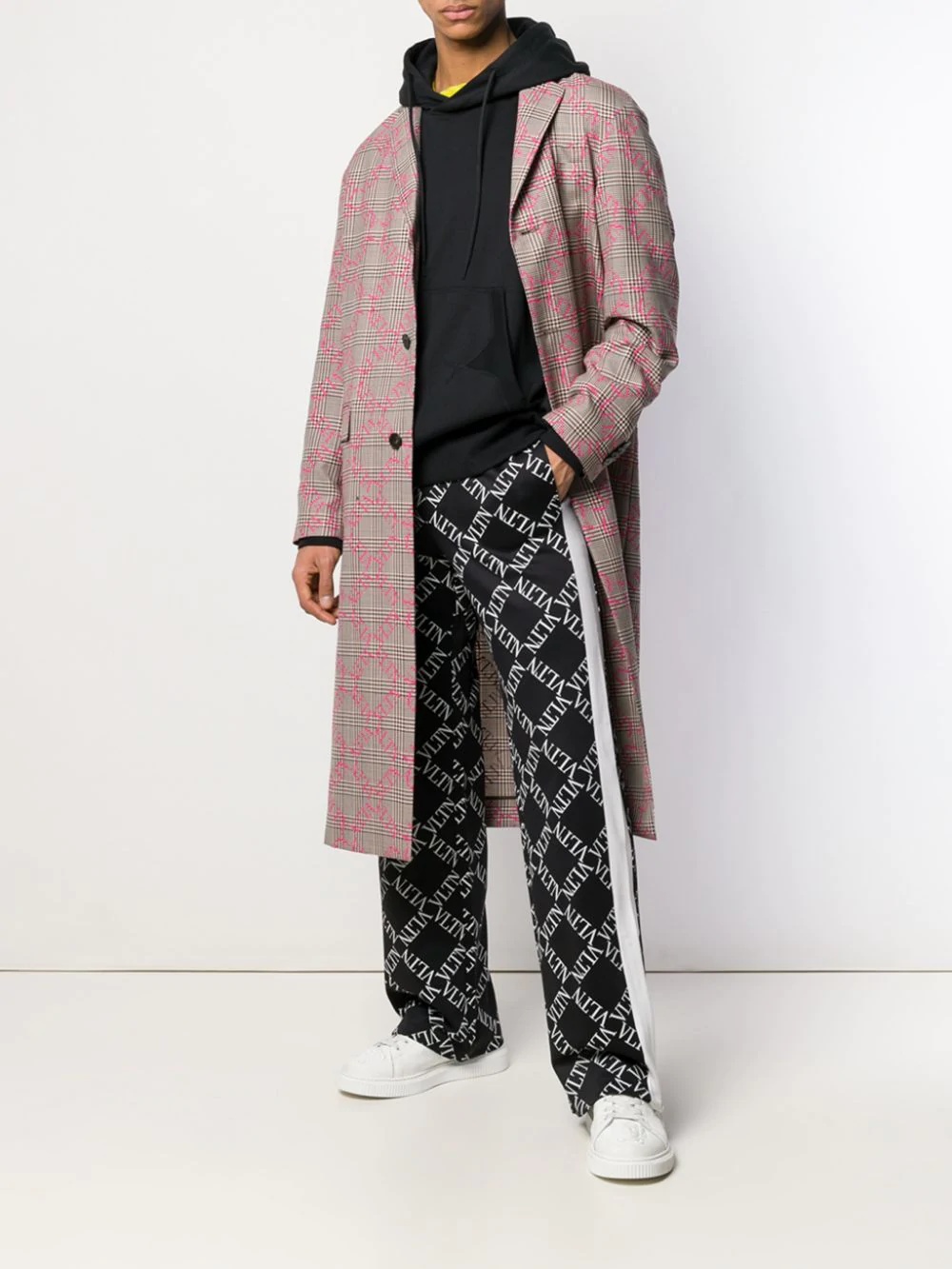 VLTN print trousers - 2