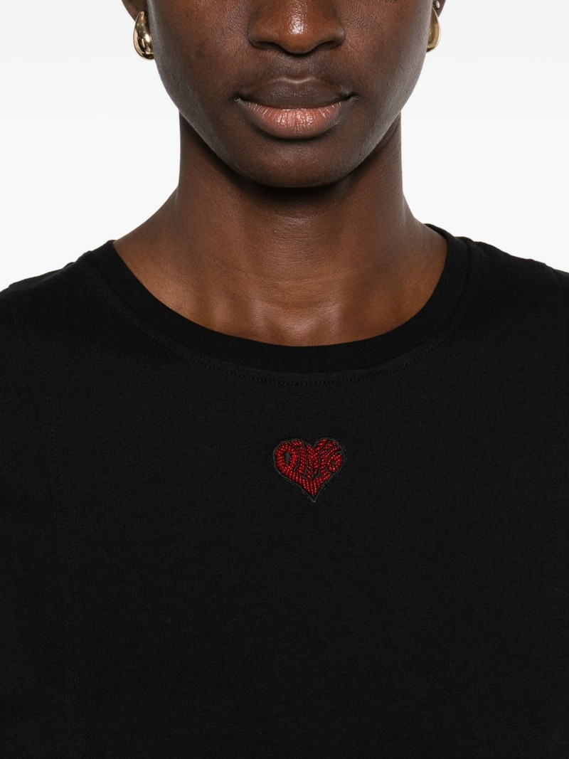 heart-detail T-shirt 5