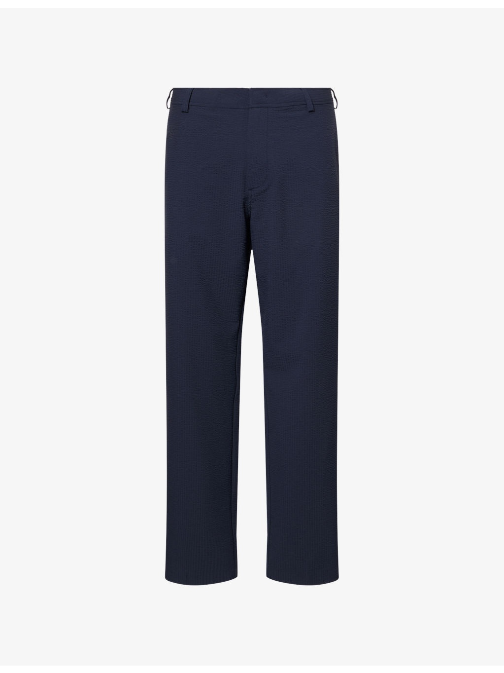 Formal Textured Woven Chino Trousers - 1