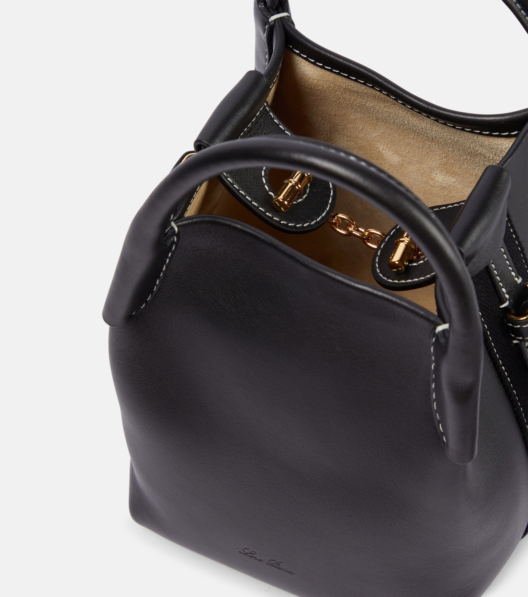 Bale Small leather bucket bag - 3