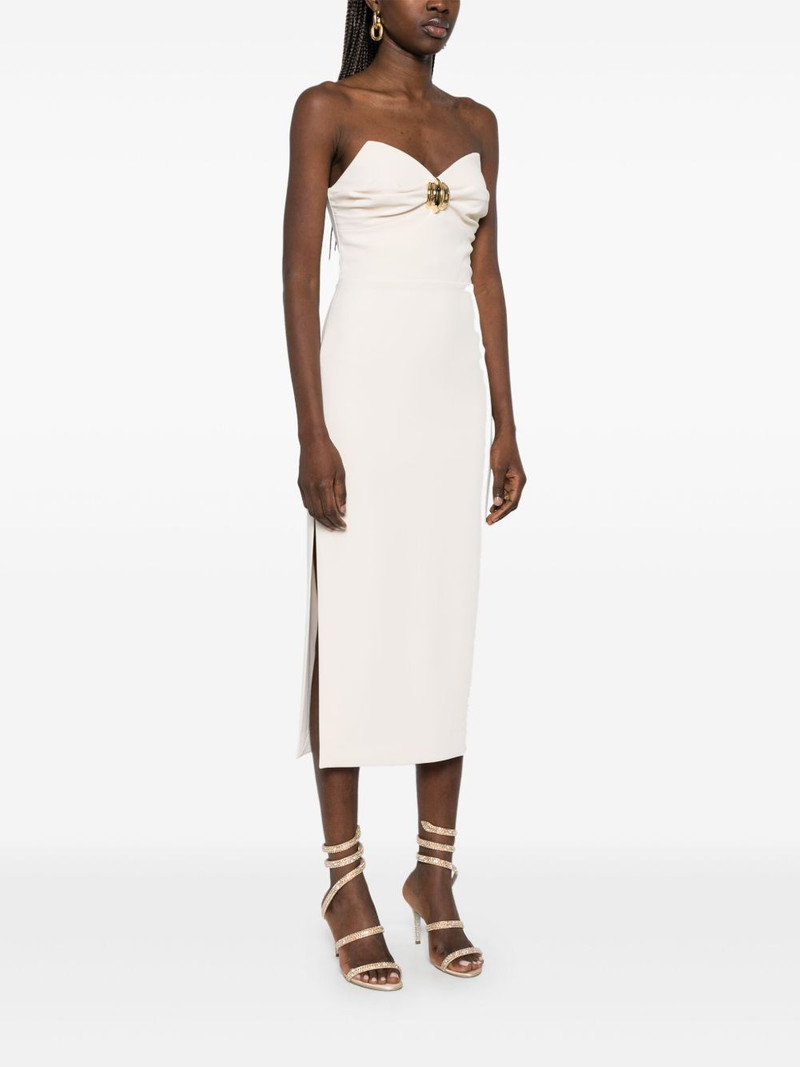 macro-bow crepe midi dress 3