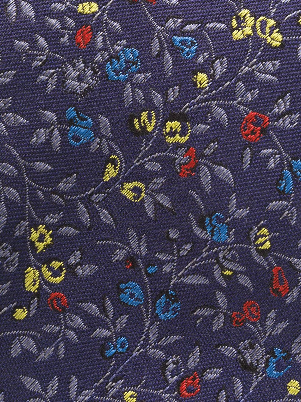 floral silk tie - 2