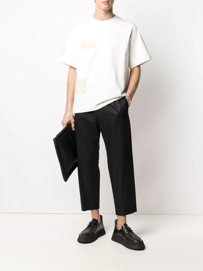 Jil Sander crochet patch cotton T-shirt outlook