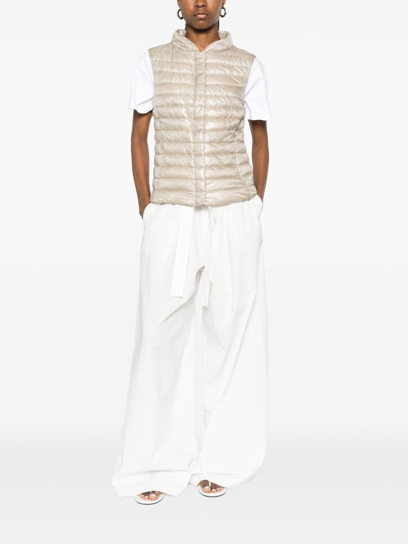 Herno Vera collarless quilted gillet outlook