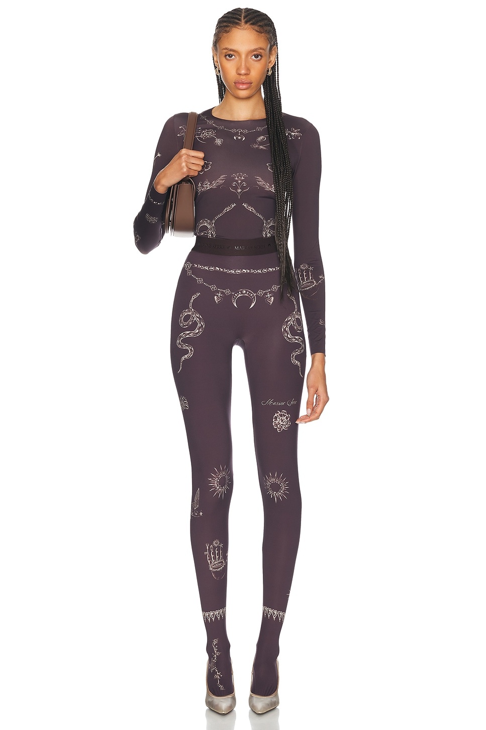 Tattoo Printed Jersey Legging - 5
