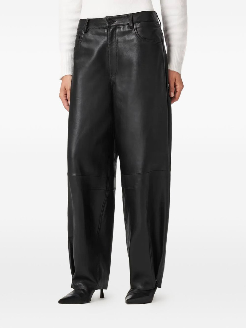 Jett panelled leather trousers 1