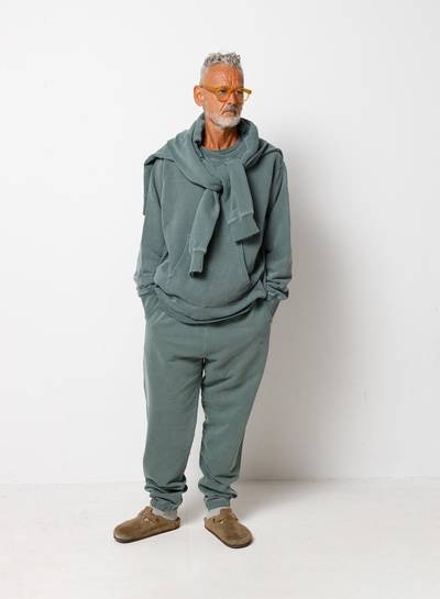 Nigel Cabourn Training Sweater in Sports Green outlook
