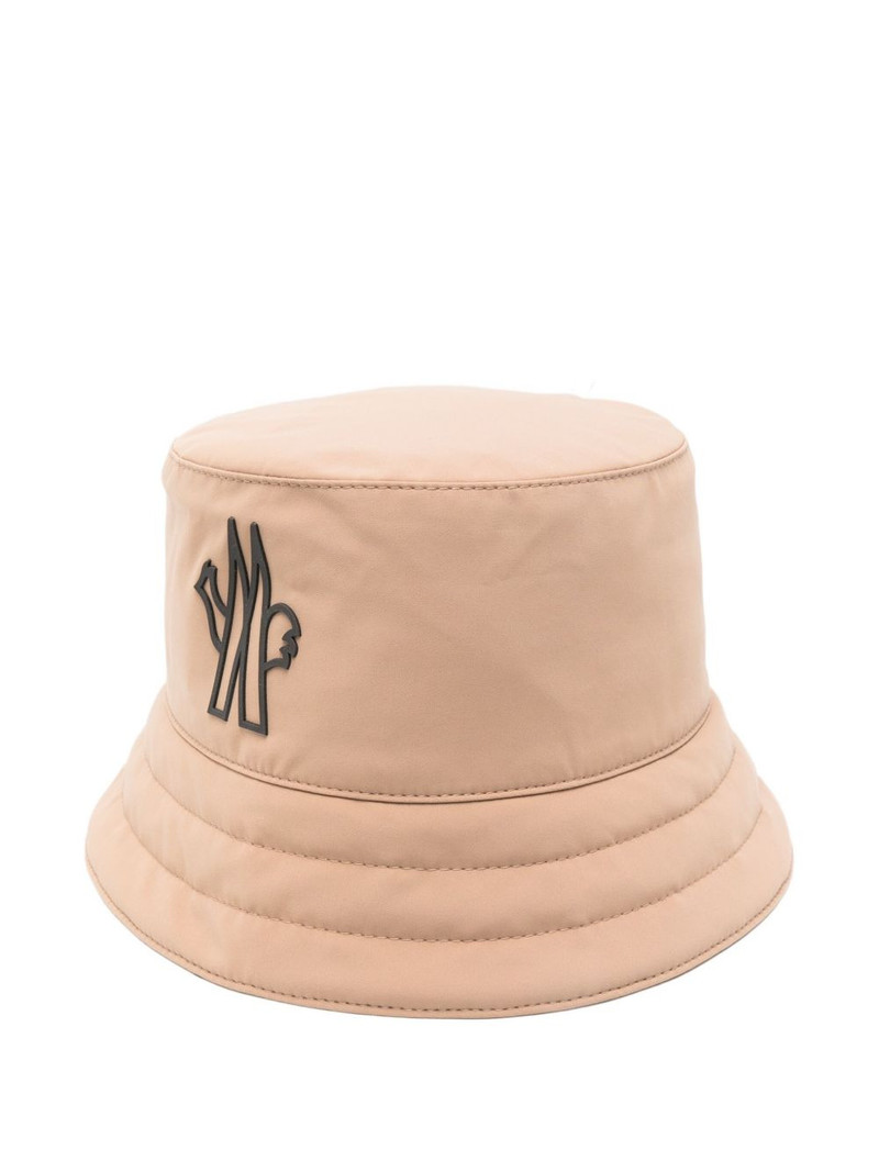 logo-plaque bucket hat 1