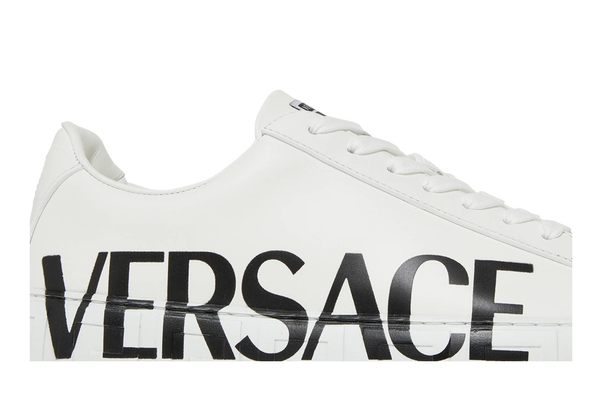 Versace Medusa Low 'Logo Print - White' - 2