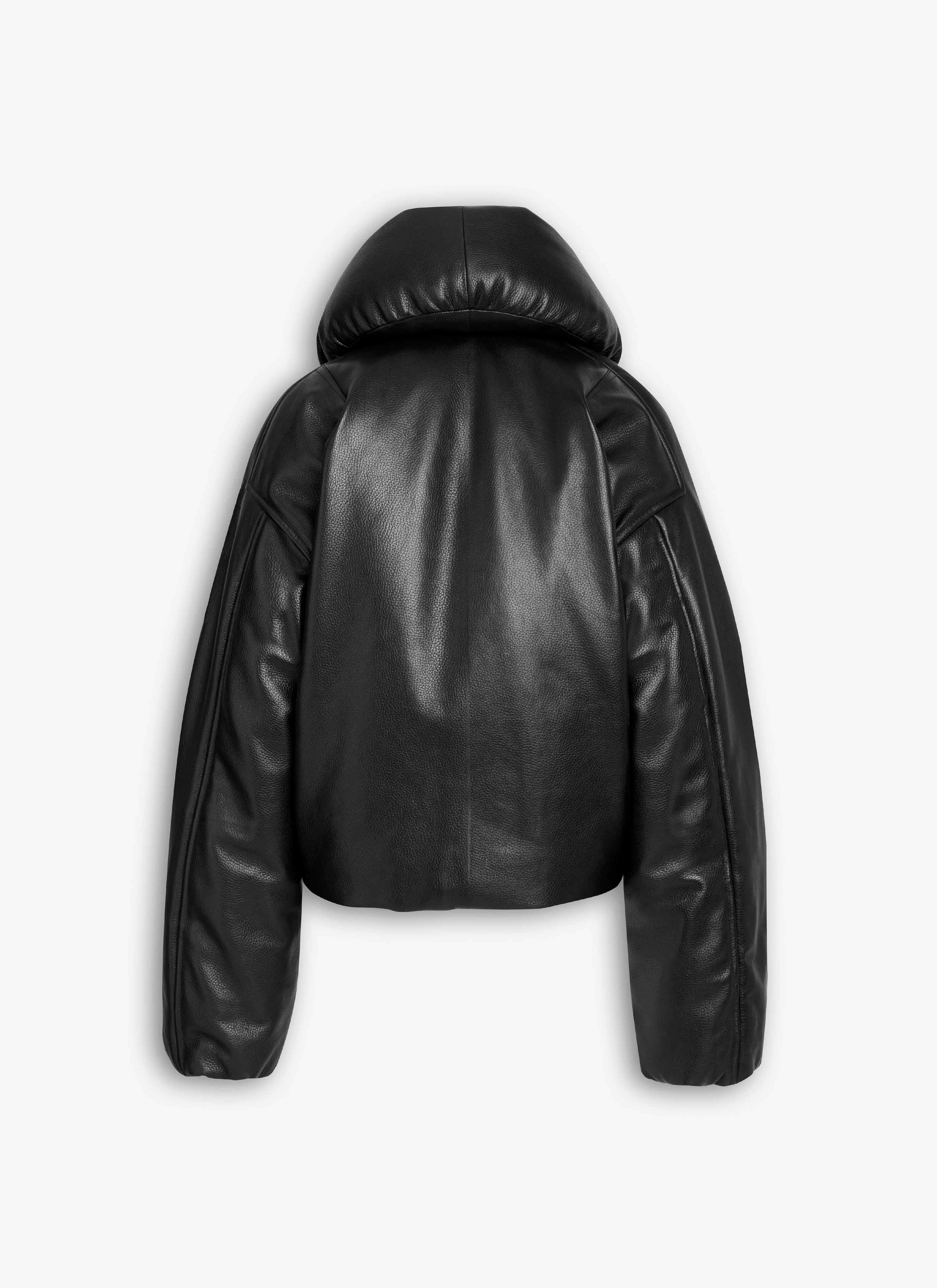 LAMBSKIN PADDED BOMBER - 4