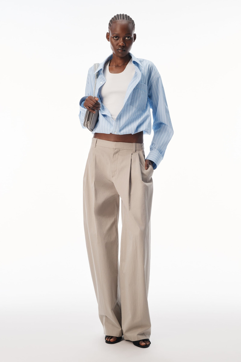 Alexander Wang SIDE ZIP MID-RISE TAILORED PANT outlook