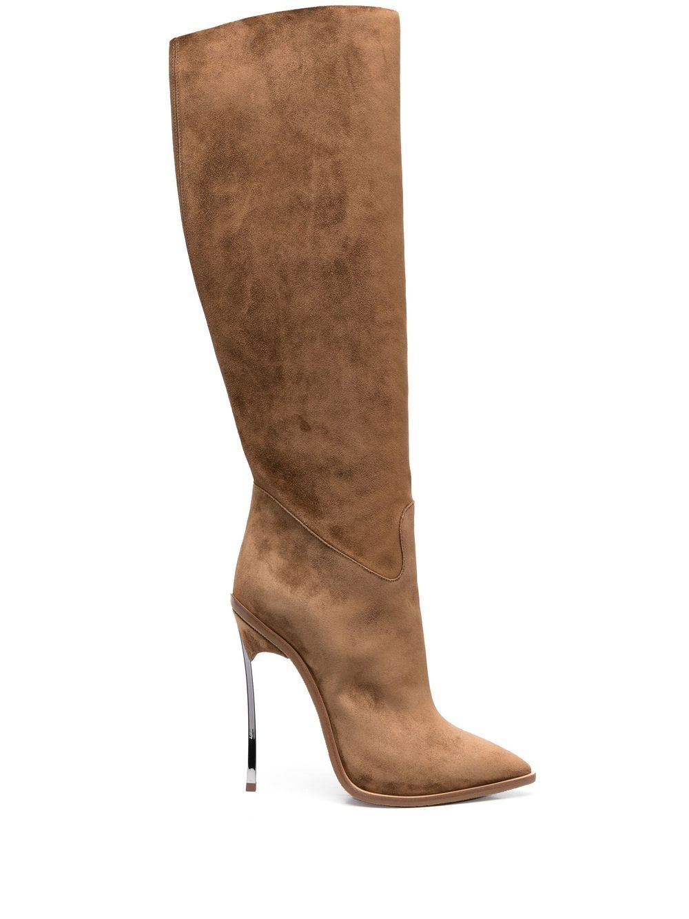 suede stiletto boots - 1