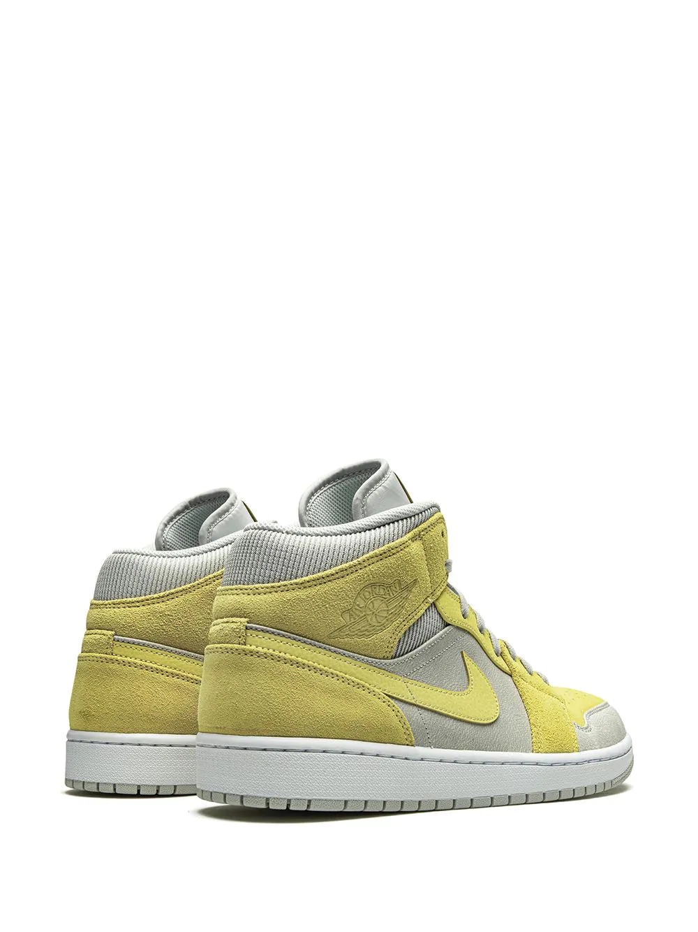 Air Jordan 1 Mid "Grey fog/Lemon wash" sneakers - 3