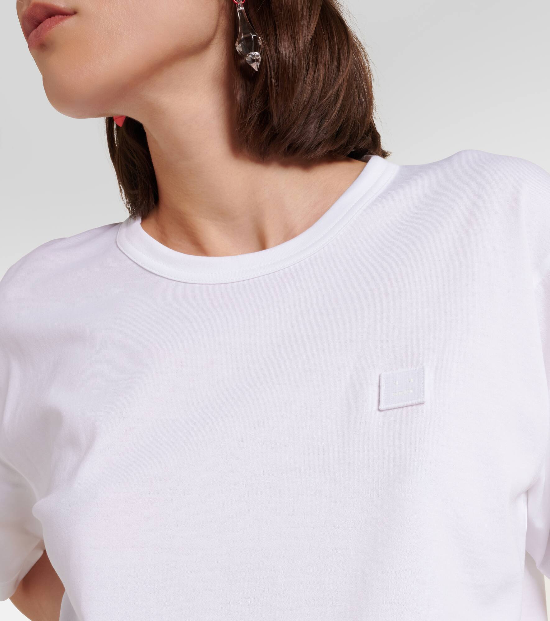 Face cotton-jersey T-shirt - 4