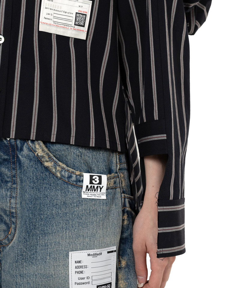 Asymmetric Stripe Shirt 17