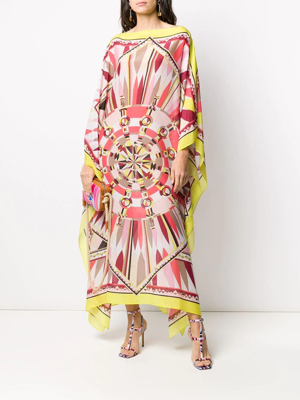 printed kaftan dress - 2