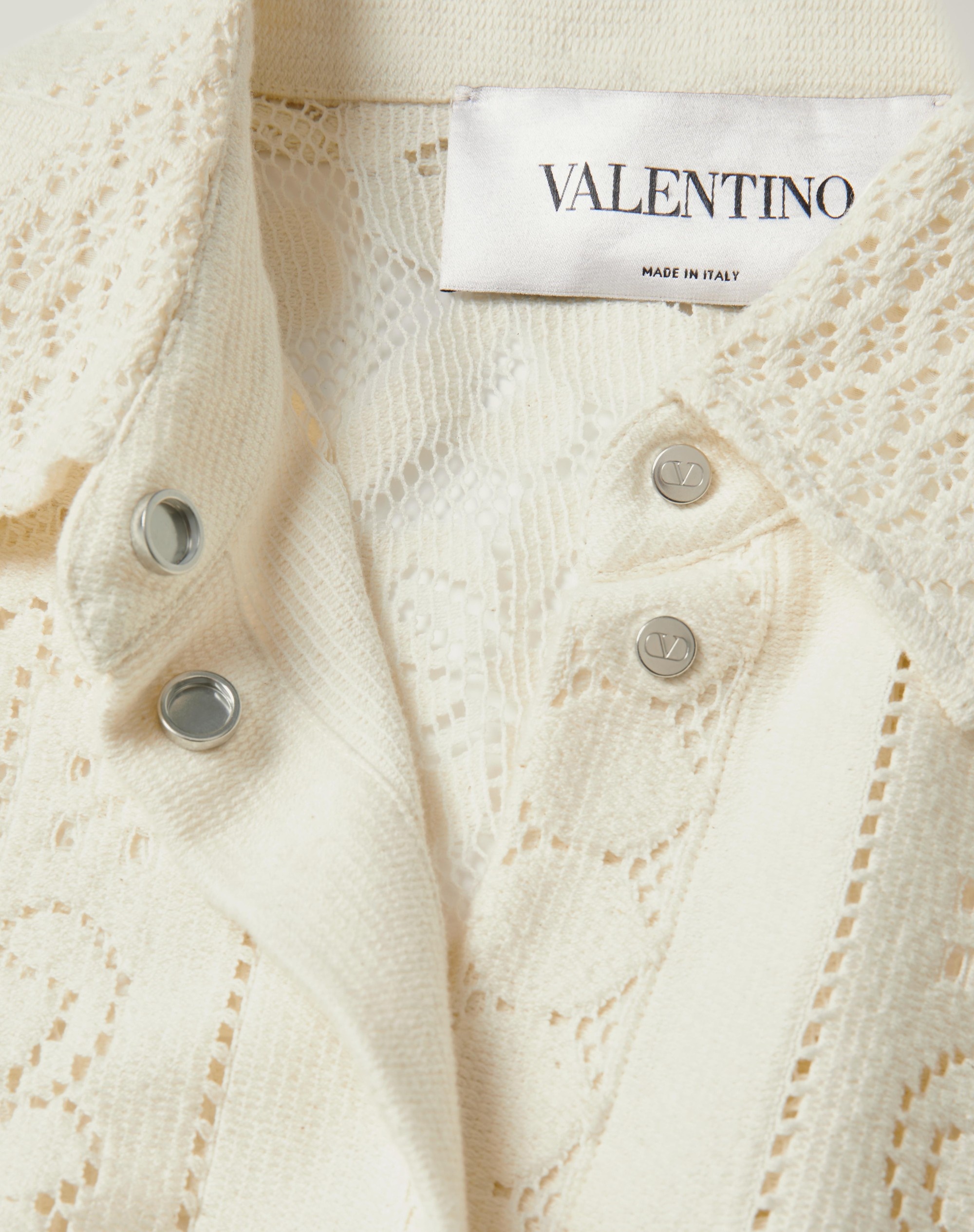 OVERSHIRT IN COTTON LACE - 2