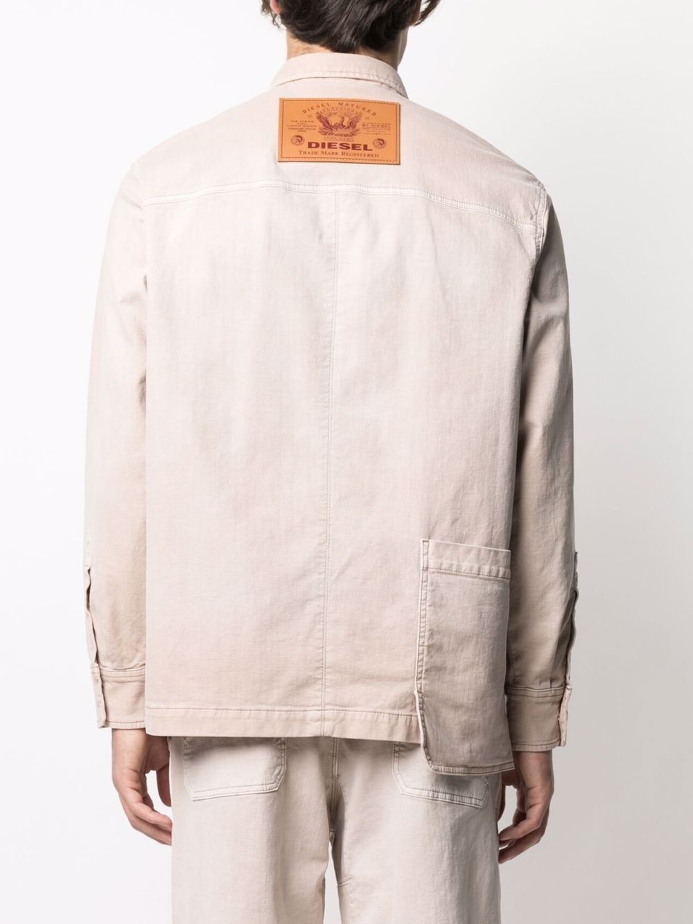 long-sleeved cargo shirt - 4