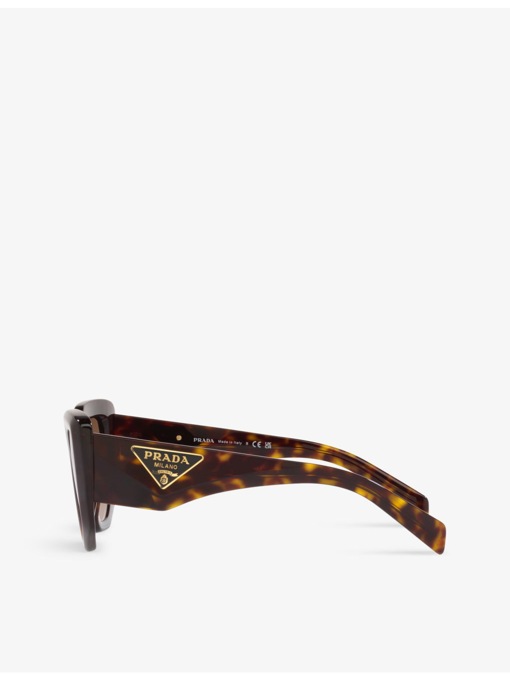 PR 14ZS irregular-frame tortoiseshell acetate sunglasses - 5