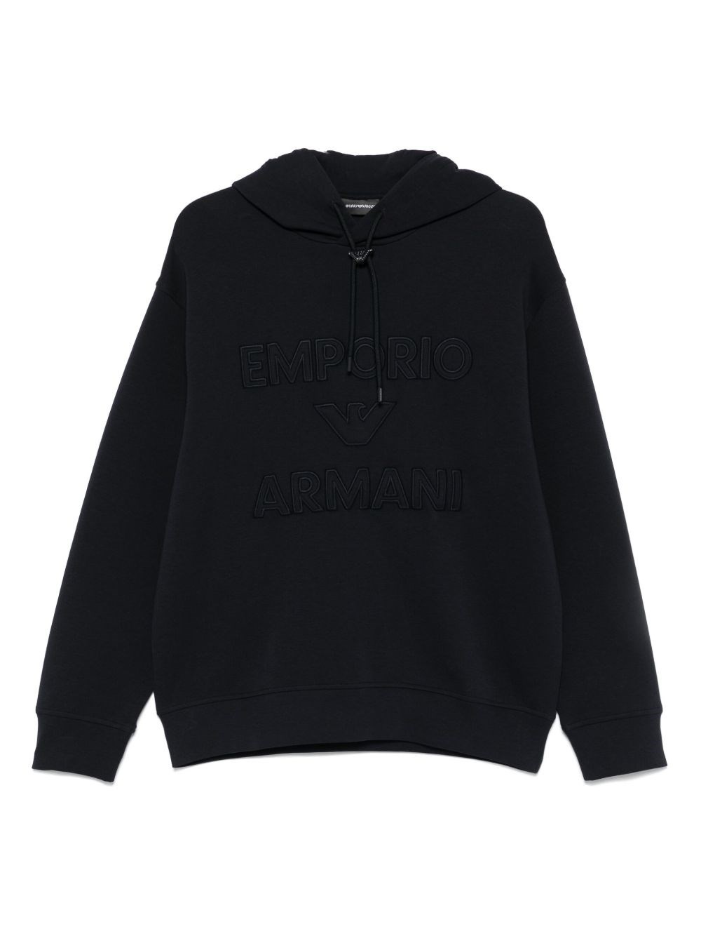 Logo cotton hoodie - 1