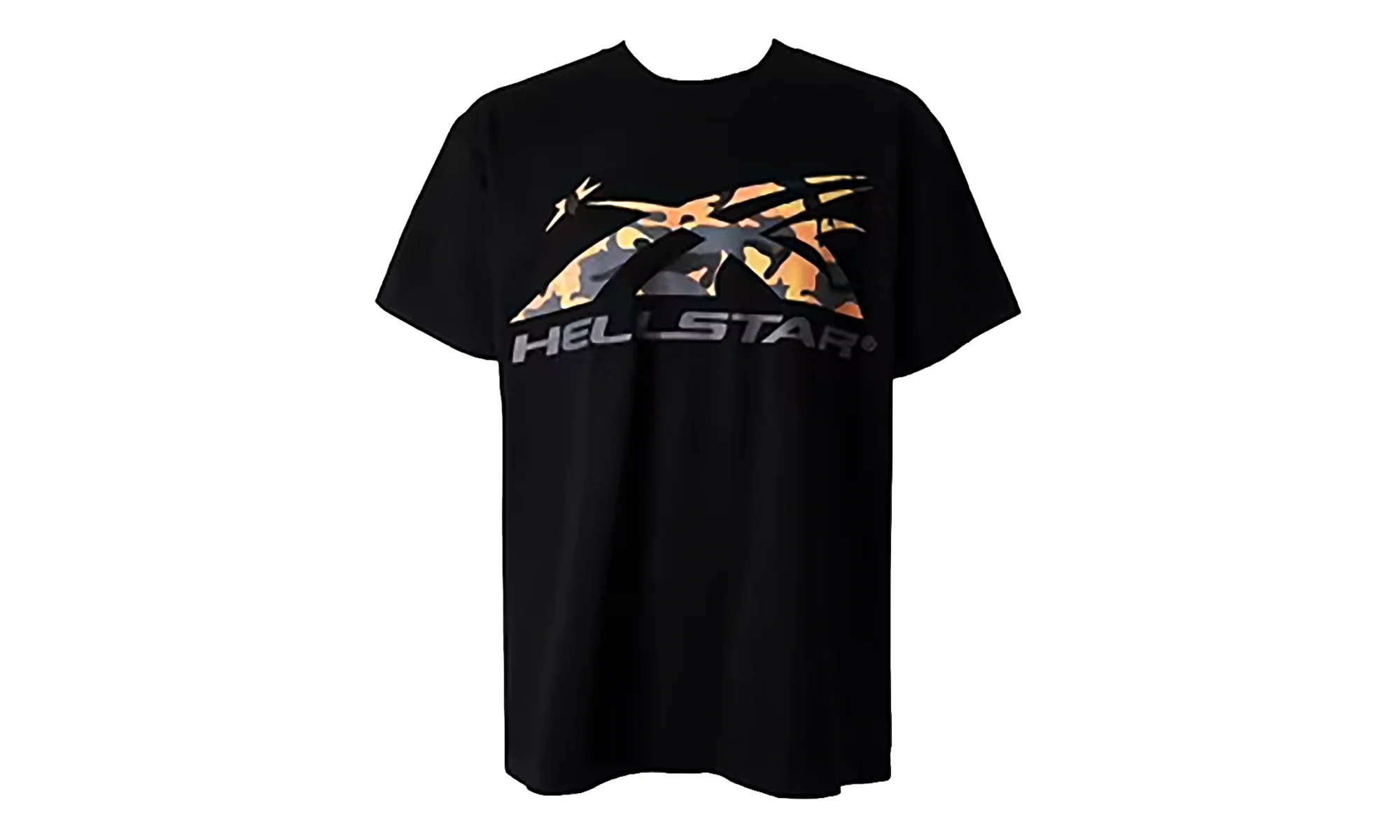 Sports Camo Core Logo Tee "Black / Yellow" HSR328 - 1