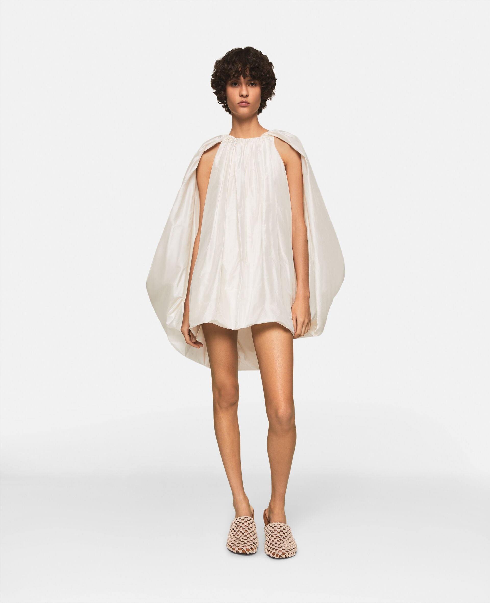 Sleeveless Cape Mini Dress - 2